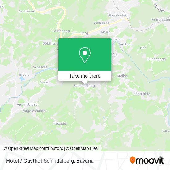 Hotel / Gasthof Schindelberg map