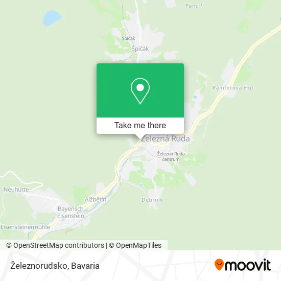 Карта Železnorudsko