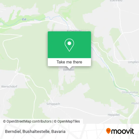 Карта Berndiel, Bushaltestelle