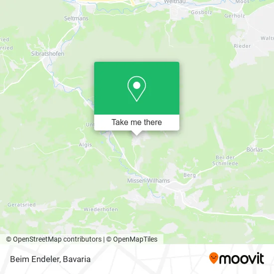 Карта Beim Endeler