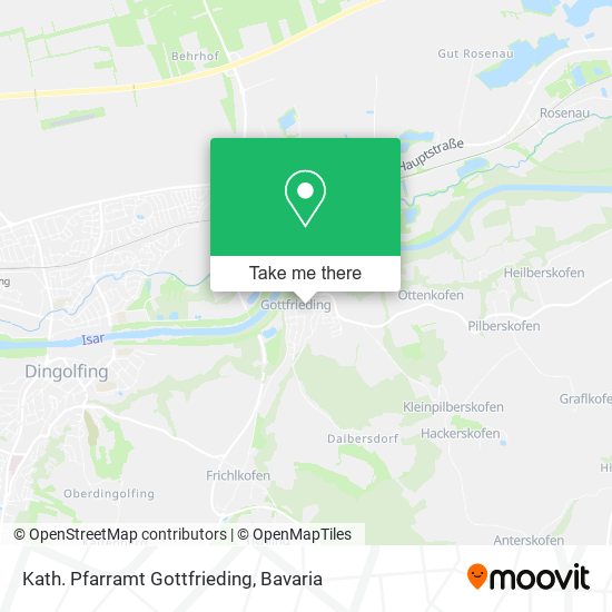 Kath. Pfarramt Gottfrieding map