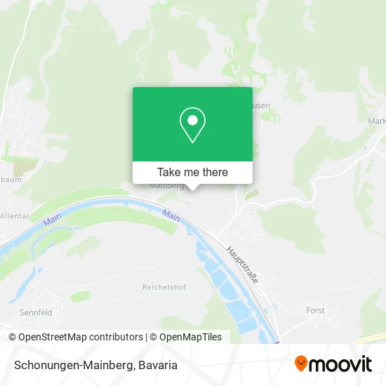 Карта Schonungen-Mainberg