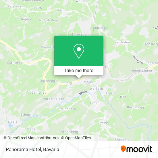 Panorama Hotel map