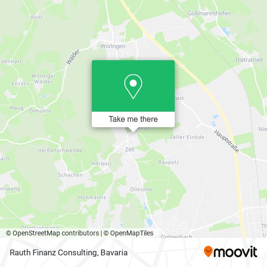 Rauth Finanz Consulting map