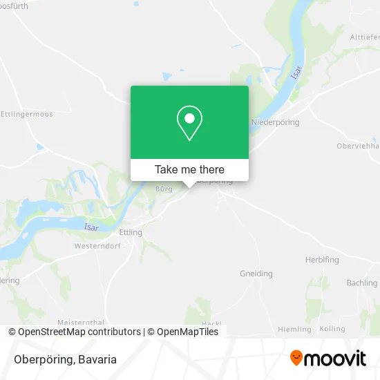 Карта Oberpöring