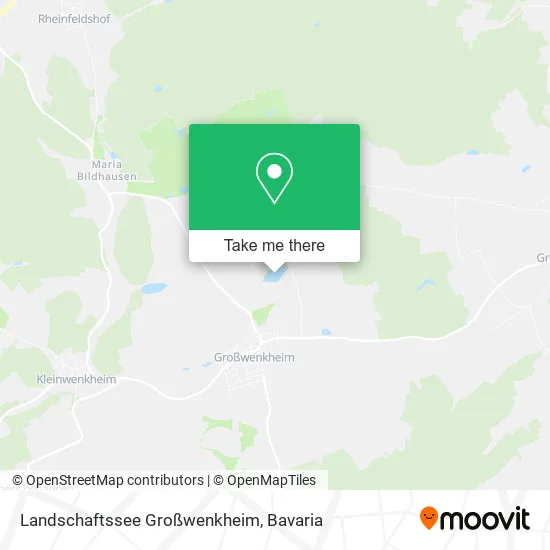 Карта Landschaftssee Großwenkheim
