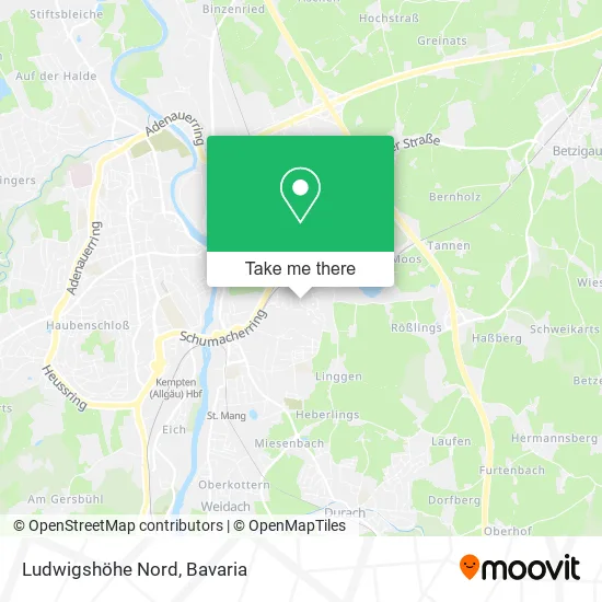 Карта Ludwigshöhe Nord
