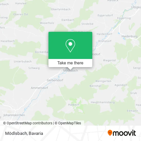 Карта Mödlsbach