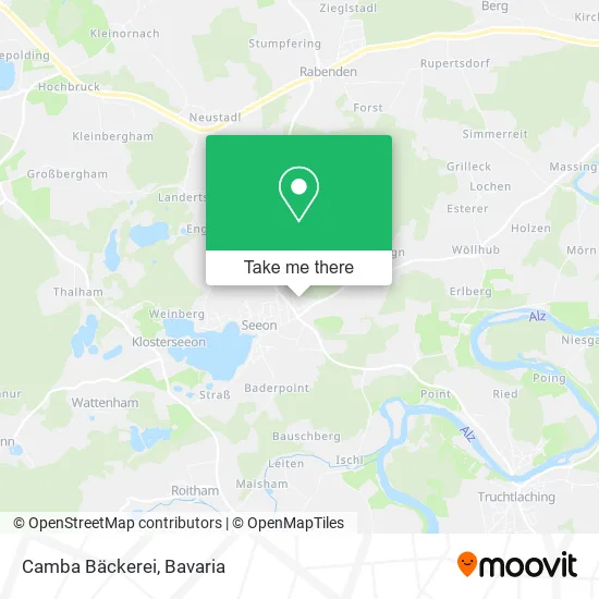 Карта Camba Bäckerei