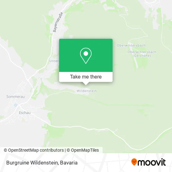 Карта Burgruine Wildenstein