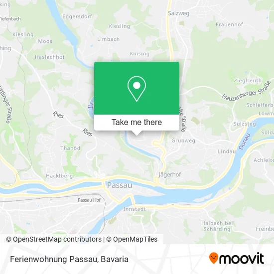 Карта Ferienwohnung Passau