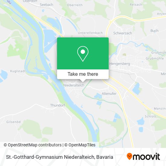 St.-Gotthard-Gymnasium Niederalteich map