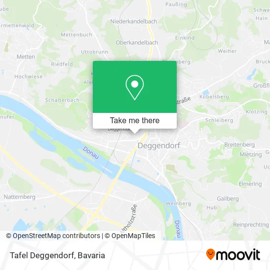 Карта Tafel Deggendorf