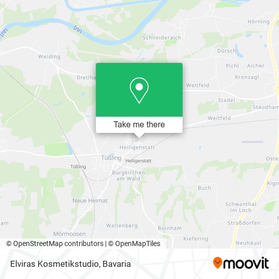 Elviras Kosmetikstudio map