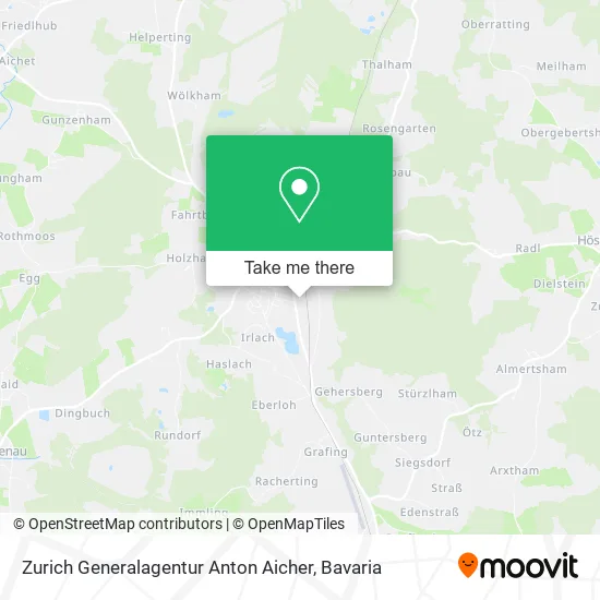 Карта Zurich Generalagentur Anton Aicher