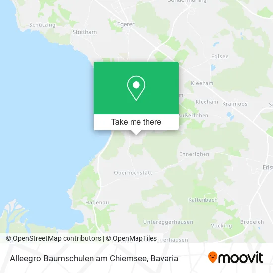 Карта Alleegro Baumschulen am Chiemsee