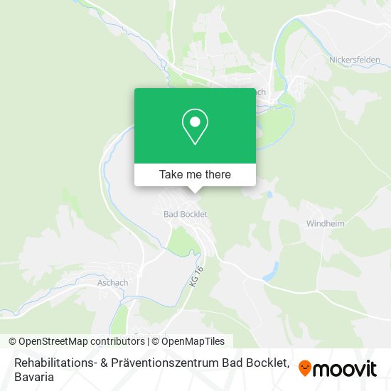 Rehabilitations- & Präventionszentrum Bad Bocklet map