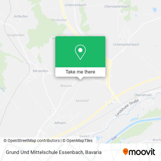 Grund Und Mittelschule Essenbach map