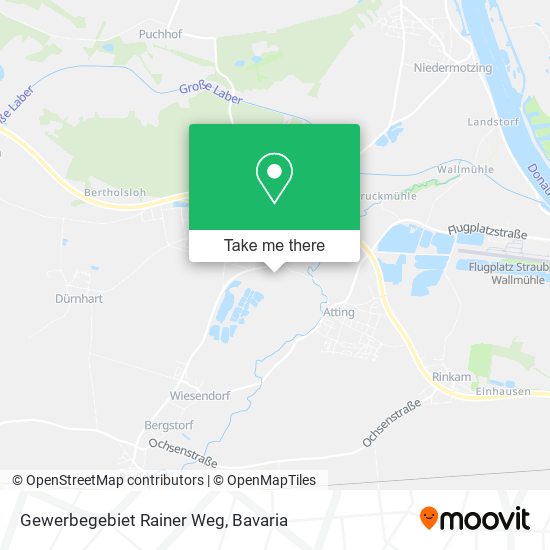 Gewerbegebiet Rainer Weg map