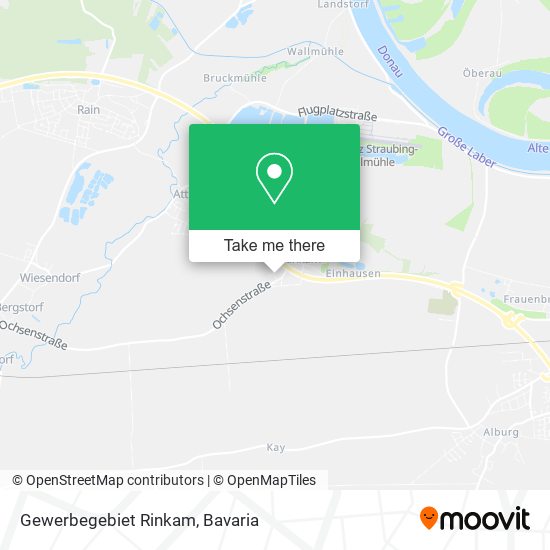 Gewerbegebiet Rinkam map