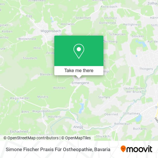 Карта Simone Fischer Praxis Für Ostheopathie