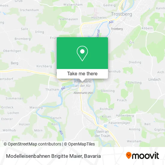 Modelleisenbahnen Brigitte Maier map
