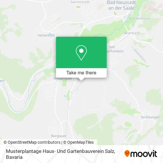 Карта Musterplantage Haus- Und Gartenbauverein Salz