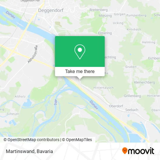 Карта Martinswand