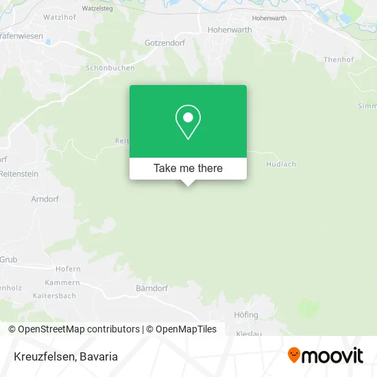 Карта Kreuzfelsen