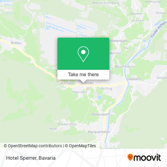 Hotel Sperrer map