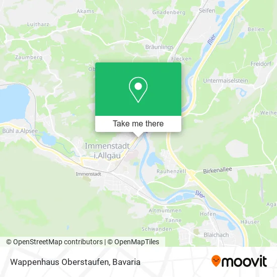 Wappenhaus Oberstaufen map