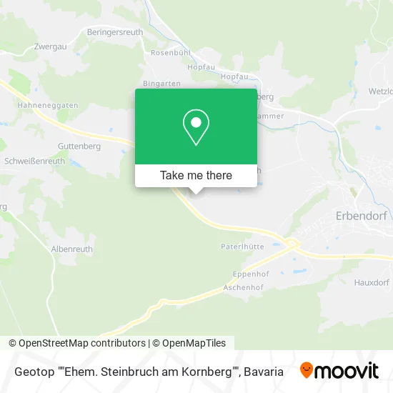 Карта Geotop ""Ehem. Steinbruch am Kornberg""