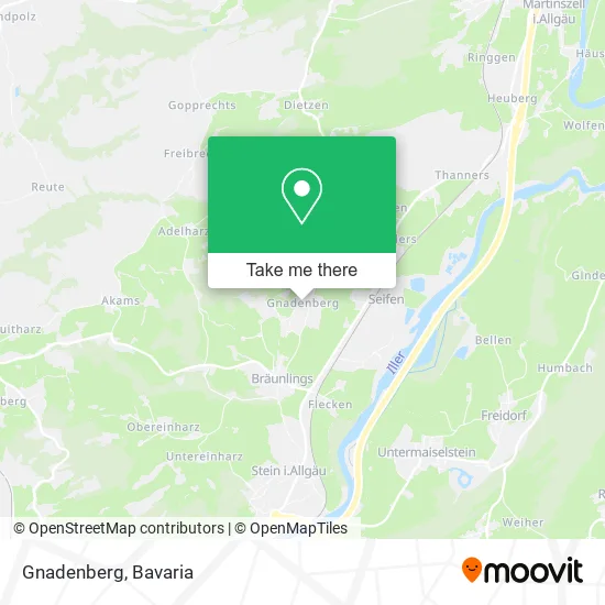 Карта Gnadenberg