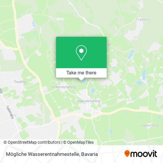 Mögliche Wasserentnahmestelle map