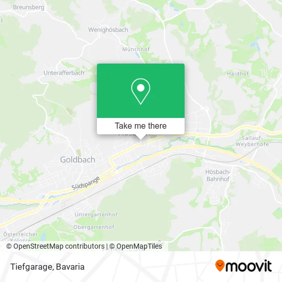 Карта Tiefgarage