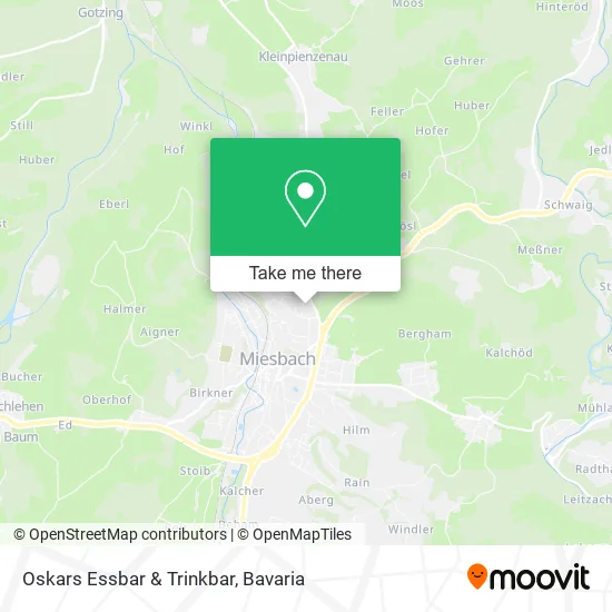 Карта Oskars Essbar & Trinkbar