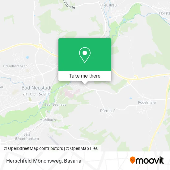 Карта Herschfeld Mönchsweg