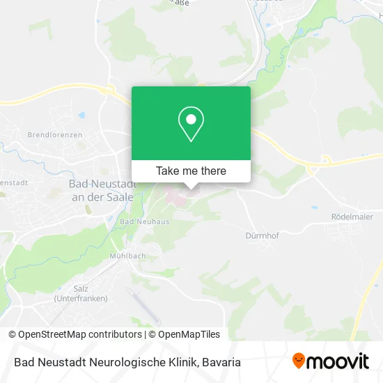 Карта Bad Neustadt Neurologische Klinik