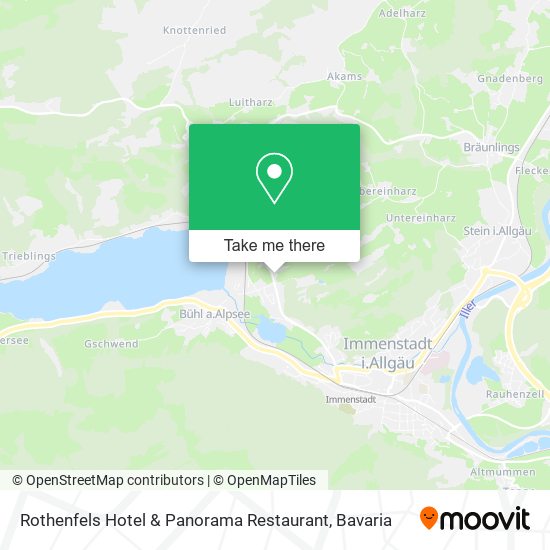 Rothenfels Hotel & Panorama Restaurant map