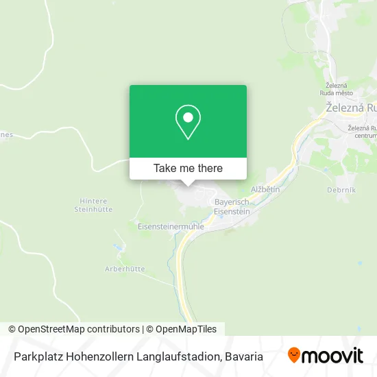 Карта Parkplatz Hohenzollern Langlaufstadion