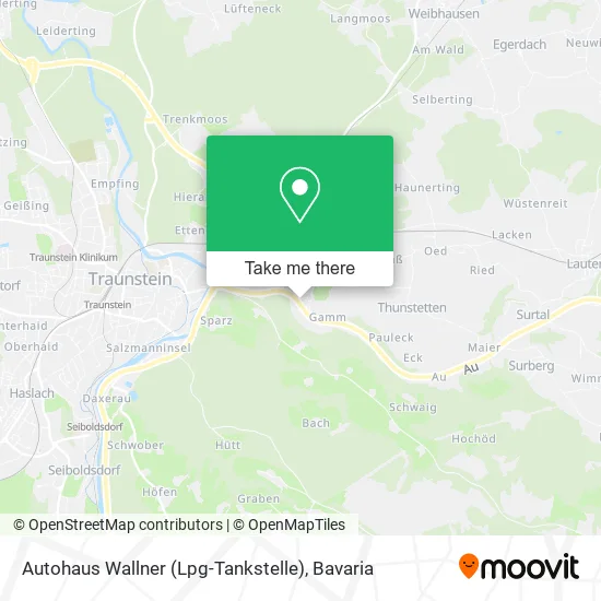 Карта Autohaus Wallner (Lpg-Tankstelle)