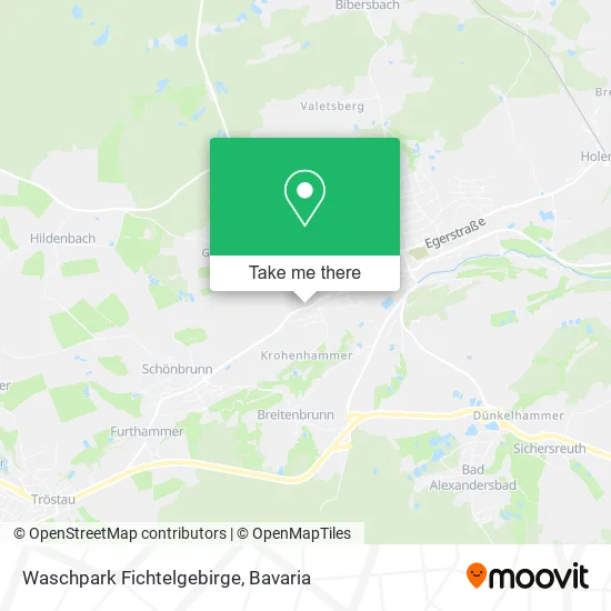 Карта Waschpark Fichtelgebirge