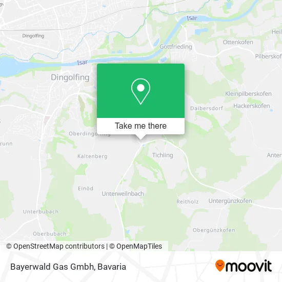 Карта Bayerwald Gas Gmbh