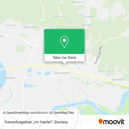 Карта Gewerbegebiet „Im Haslet“