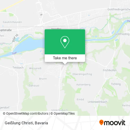 Карта Geißlung Christi