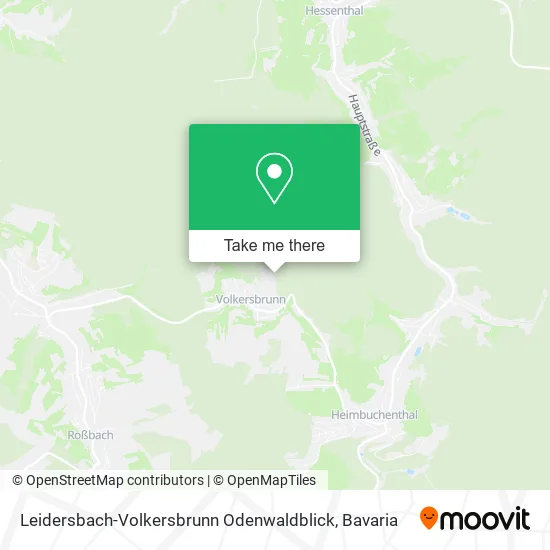 Карта Leidersbach-Volkersbrunn Odenwaldblick