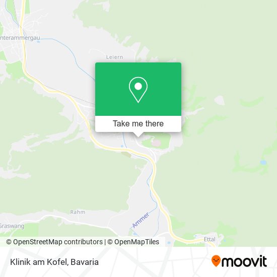 Klinik am Kofel map