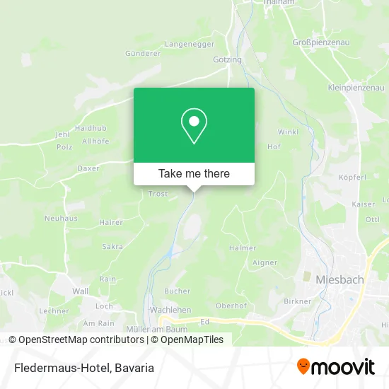 Карта Fledermaus-Hotel