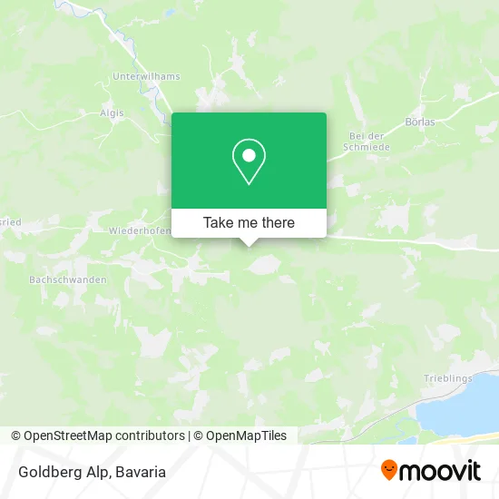 Карта Goldberg Alp