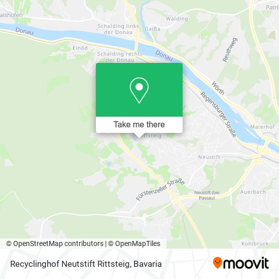 Recyclinghof Neutstift Rittsteig map